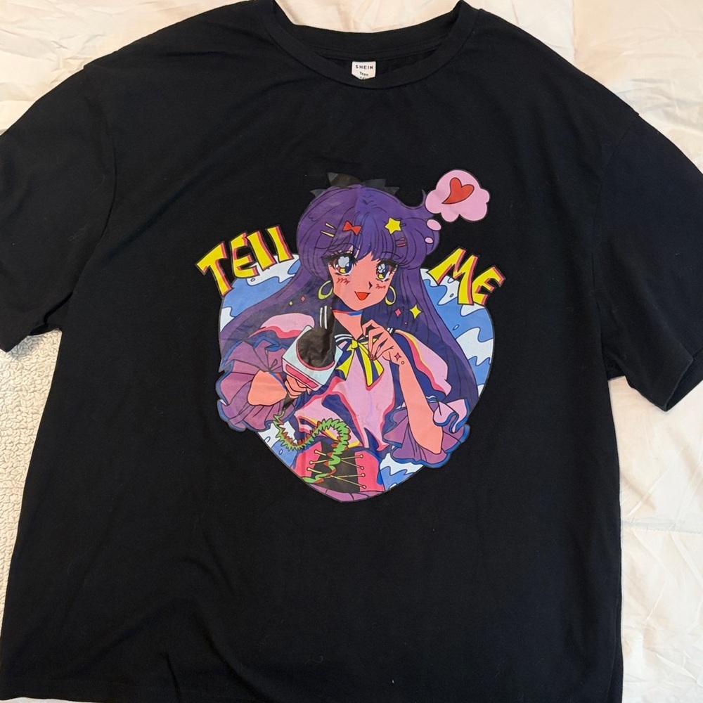 Sassy Y2K Anime Graphic Tee